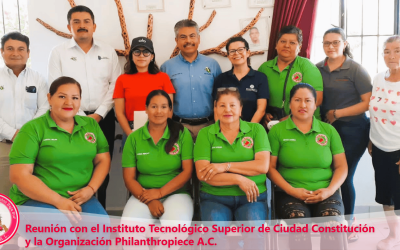 Reunión de colaboración con el ITS de Ciudad Constitución y Philanthropiece A.C.